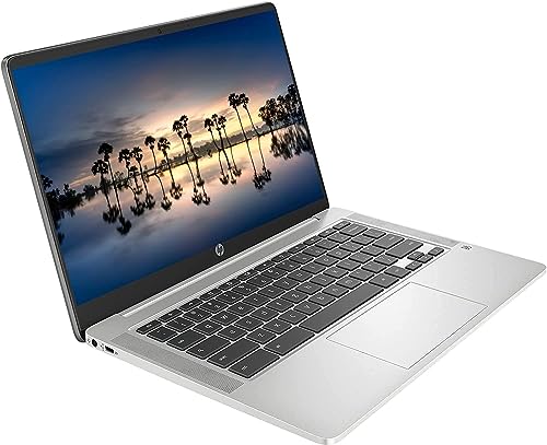Image of HP 2023 14 inch HD IPS Chromebook, Intel Processor Up to 3.10GHz, 8GB Ram, 128GB SSD, Intel 4K Graphics, Super-Fast 6th Gen WiFi, Chrome OS (Renewed)