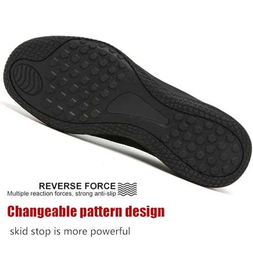 Image of LEDINEY Women's Flats Slip On Go Walk Shoes for Women Comfortable Walking Sneakers Knit Low Wedge Dressy Ballet Shoes Zapatos para Mujer
