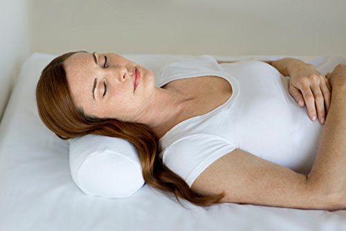 White Bolster Cover for Bucky Millet Filled Bed Pillow