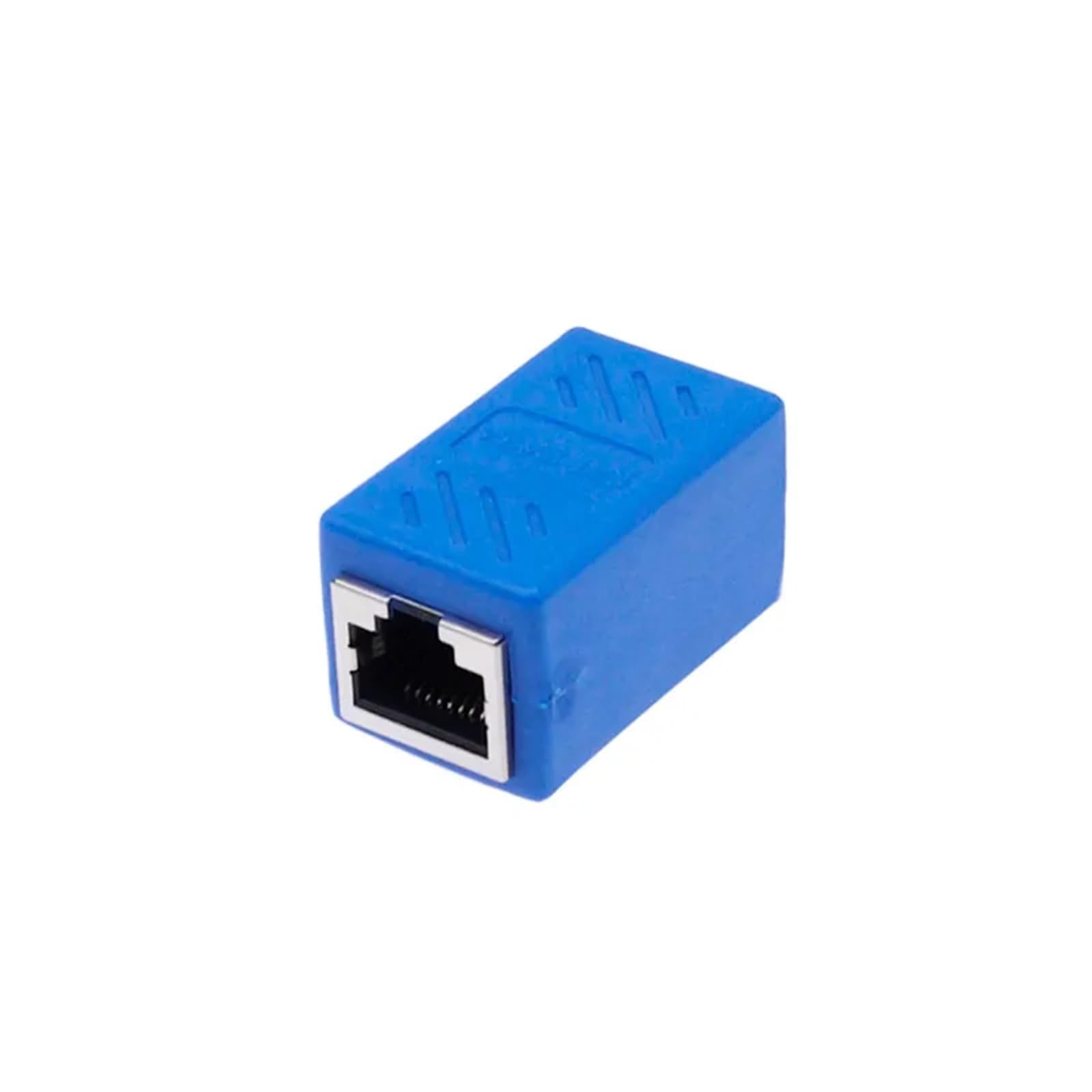 Złącze RJ45 przedłużacz sieciowy żeński na adapter Ethernet Gigabit Interface Splitter łącznik 1 szt. (czerwony)