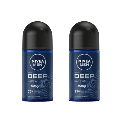 NIVEA Men Deep Darkwood MaxxTech 72H Deo Roll-On, 25ml |