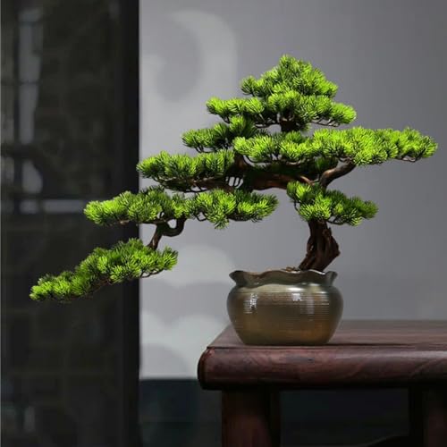 Árbol simulación con adornos de bonsái creativos de alta fidelidad visual 7
