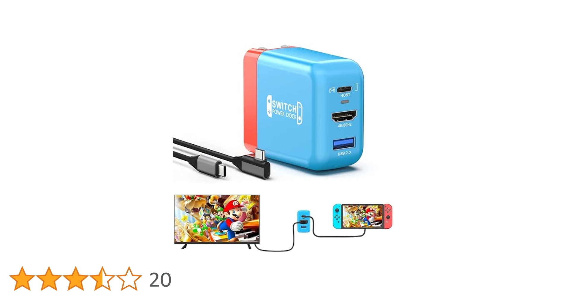 Amazon.co.jp: 「2024年新型3in1多機能」switchドック HDMI 変換