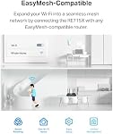 TP-Link AX3000 WiFi 6 Range Extender WiFi Booster (RE715X) – Dual-Band up to 3 Gbps, EasyMesh Compatible, OneMesh, Gigabit Port, Smart Signal Indicator, WPS Setup, WPA3 Security