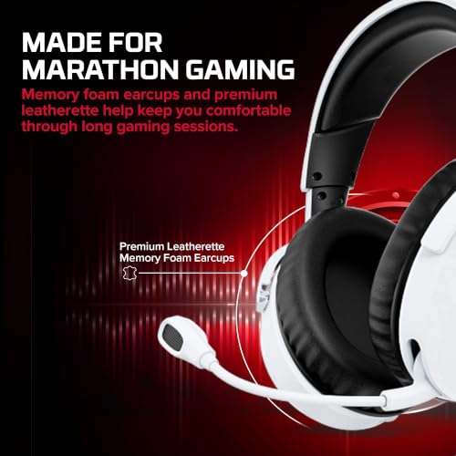Image of HyperX Cloud Stinger 3 Core - Wired Gaming Headset for PlayStation, Lightweight Over-Ear Headset with mic, 3.5mm Cable, Noise Cancelling, Swivel-to-Mute, 50mm Drivers - Black, 275g - (BS1T6AA)