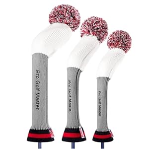 Vibhgtf Golfschläger-Abdeckungen 3er Set