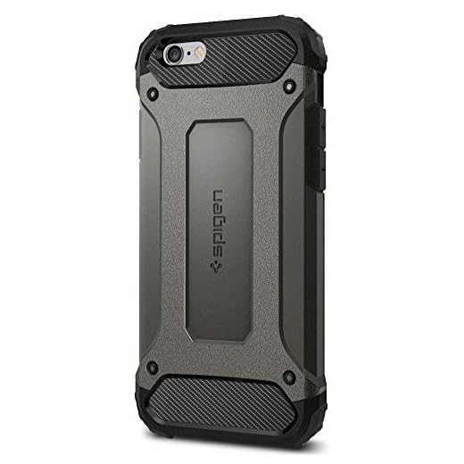 Spigen Tough Armor TECH Designed for Apple iPhone 6S Case (2015) / Designed for iPhone 6S Case (2014) - Gunmetal