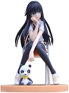 HYMAN Figure Model 15 Cm PVC Immovable PVC Girl Anime Figure Collectible Model Garage Kit for Anime Figure Fans - with Chair