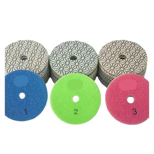 Disque de polissage diamanté 3 étapes meulage marbre résine béton 100mm