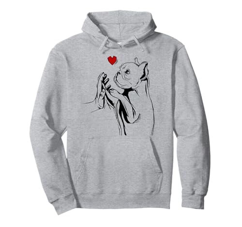 Französische Bulldogge Liebe Frenchie Frauchen Geschenkidee Pullover Hoodie