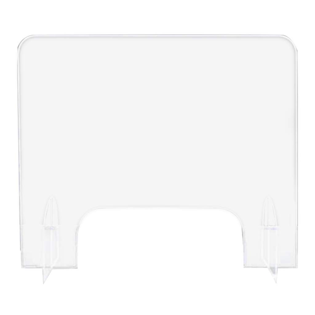 Pantalla acrílica ive para barrera transparente - Impacto y fácil montaje - para oficina, hotel, tienda - 60x60cm - 40x60cm