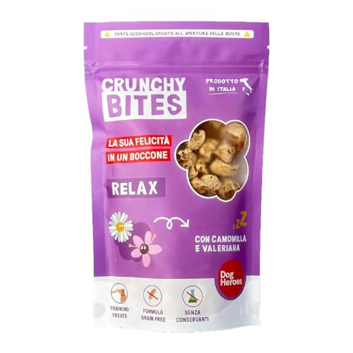 Dog Heroes - Premietto Naturale Per Cani - Camomilla E Valeriana - Basso Contenuto Calorico - Multipack 4 Pezzi - 4X80 Gr - Made In Italy - 3