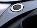 HIGH FLYING Inner Accessories Dashboard Speaker Cover Ring Decor Trim 2pcs ABS Matte for Jaguar F-Pace X761 XF X260 2016-2019 XE X760 2015-2017