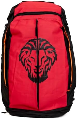 Athletic Club Mochila + Bolsa de Deporte 2 en 1, Negro con Rojo, ...