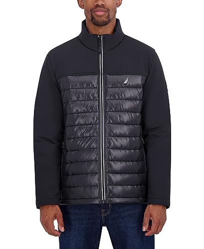 Image of Nautica Men's Lightweight Softshell Jacket - Bonded Fleece Lining, Regular, Big & Tall Sizes