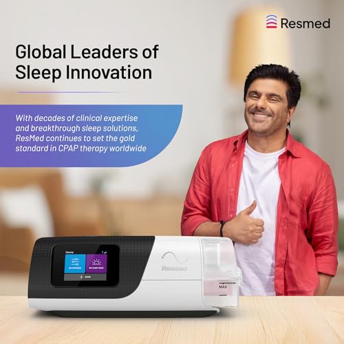 Image of Resmed AirSense 11 Tripack AutoSet CPAP Machine with built-in Heated Humidifier, ClimateLineAir Heated Tube, Improved Comfort, Advanced Sleep Data Tracking, 2 Years Warranty, Portable Auto CPAP Machine for Sleep Apnea