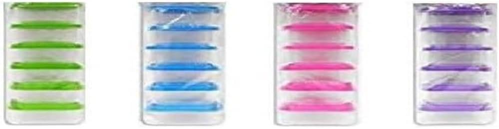 G4GADGET 6x MINI PLASTIC STORAGE BOXES for food snack nuts small container