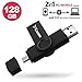 Costech 128 GB 2 in 1 USB 2.0 OTG Flash Drive