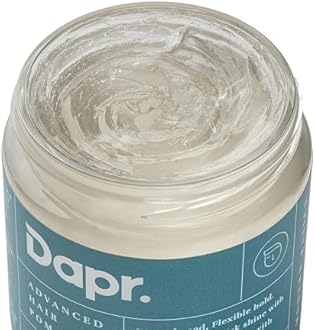 Dapr. Advanced Hair Pomade (100 grams) | Wet or Matte Look | Flexible hold | Water based | Made with Avocado oil & Aloe Vera Gel