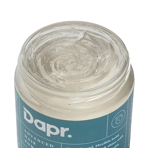 Dapr. Advanced Hair Pomade (100 grams) | Wet or Matte Look | Flexible hold | Water based | Made with Avocado oil & Aloe Vera Gel