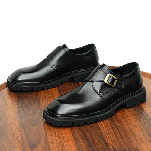 Chaussures Monk Strap homme business chic à semelle épaisse