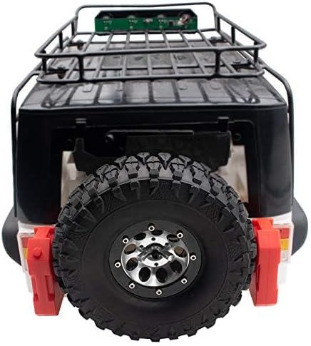 Miniatura 7 de KYX Racing Porta Neumáticos de Repuesto de Metal con Simulación de Tanque de Combustible ABS para Coche RC Crawler Axial SCX10 II 90046 Traxxas