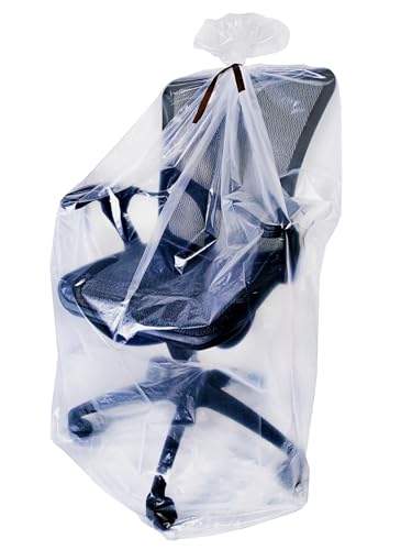 Wowfit 5 CT 45x65 inches Extra Large Clear Plastic Bags...