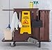 Lockable Hotel Cart - Multi-Functional Industrial Cleaning Trolley for Housekeeping, Room Service & Efficient Hotel Solutions - Durable, Portable, Essential for Hospitality