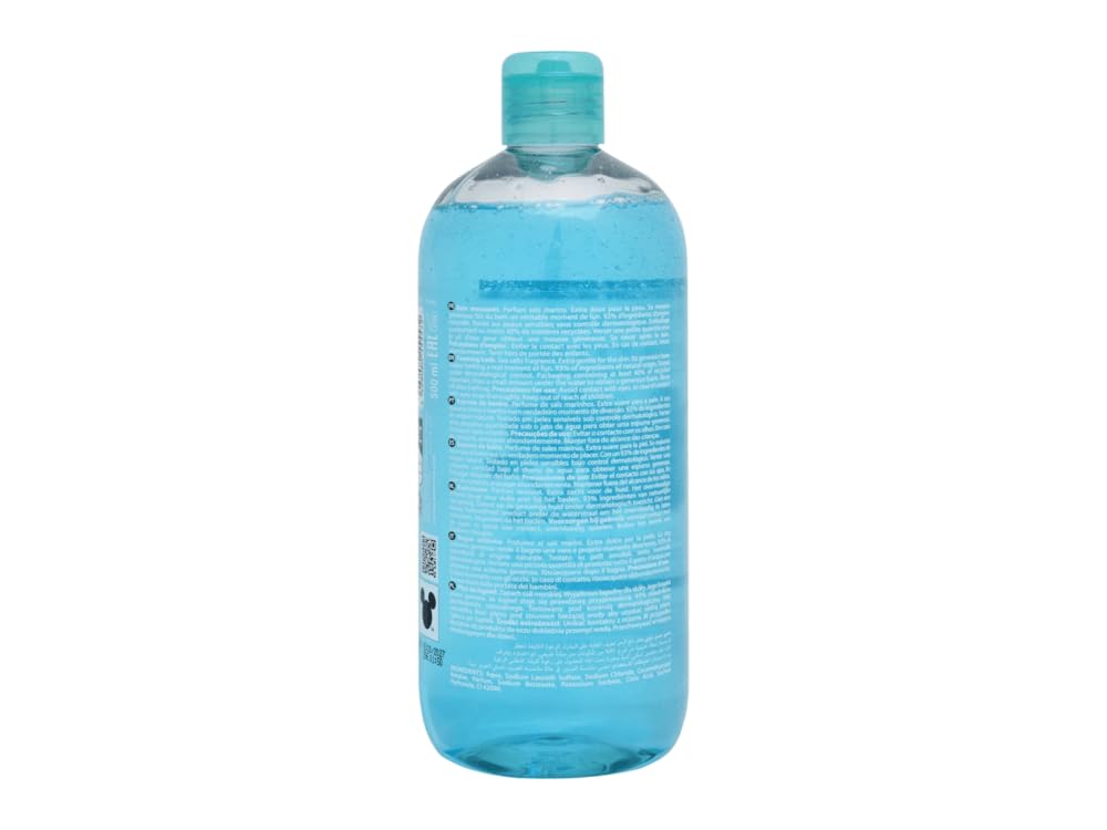 Corine de Farme - Disney Foam Bain Stitch - Żel pod prysznic z solami morskimi dla dzieci od 3 lat - preparat Clean Beauty, 100% francuska produkcja - 500 ml