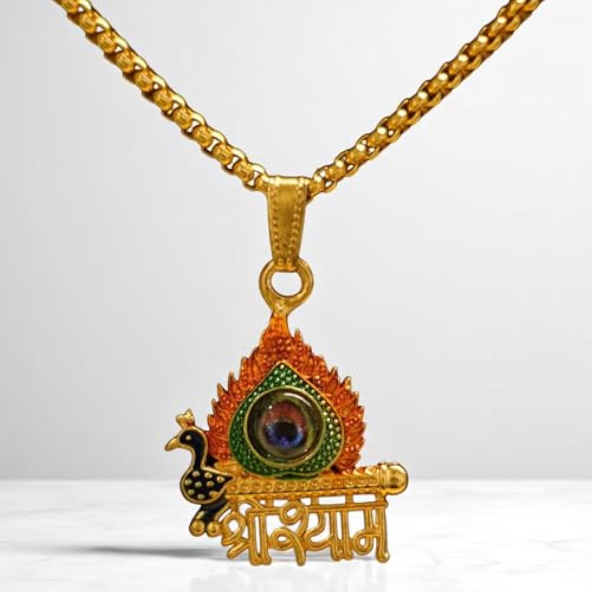 Shree Shyam Pendant Necklace, Divine Gift