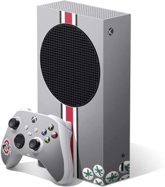 Skinit Decal Gaming Skin Compatible with Xbox Series S Bundle - Officially Licensed Ohio State University Buckeyes Design