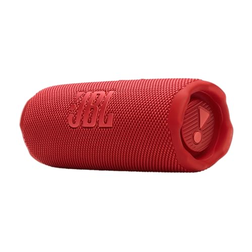 Image of JBL Flip 7 Wireless Portable Bluetooth Speaker, 16 Hours Battery Life, IP68 Waterproof, Dust and Shockproof, Pro Sound with AI Boost, Auracast Multi-Speaker Connection, Red