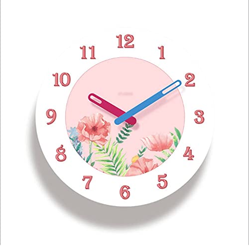 Horloge de mode pour salon moderne et institut de massage silencieuse