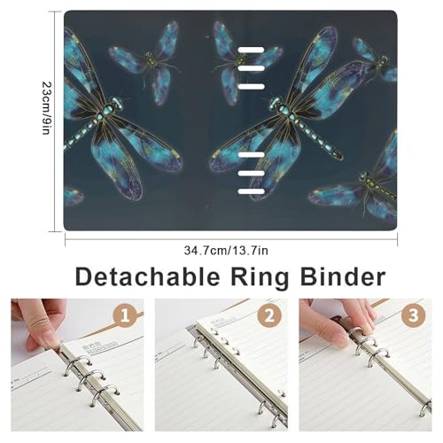 Cuaderno A5 recargable de hojas sueltas para evitar perder notas 2