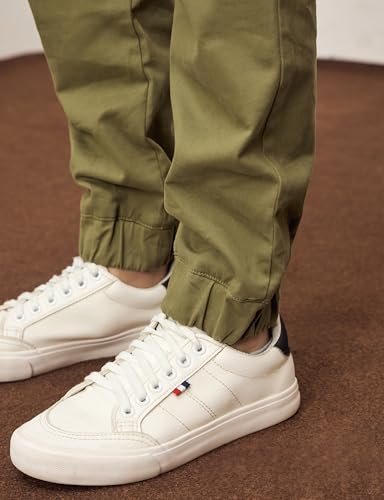 Image of Amazon Brand - Symbol Boy's Cotton Strechable Jogger | Elasticated Waistband and Cuff | Age 2-14 Years