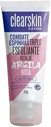 Argila Rosa Avon Clearskin Esfoliante Contra Espinhas