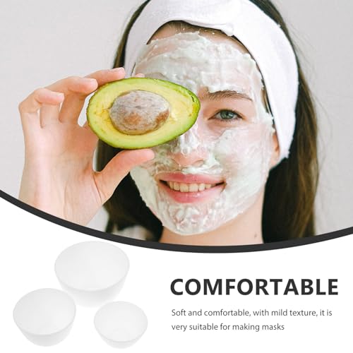 Set de 3 tazones de silicona para mascarillas faciales miniatura 7