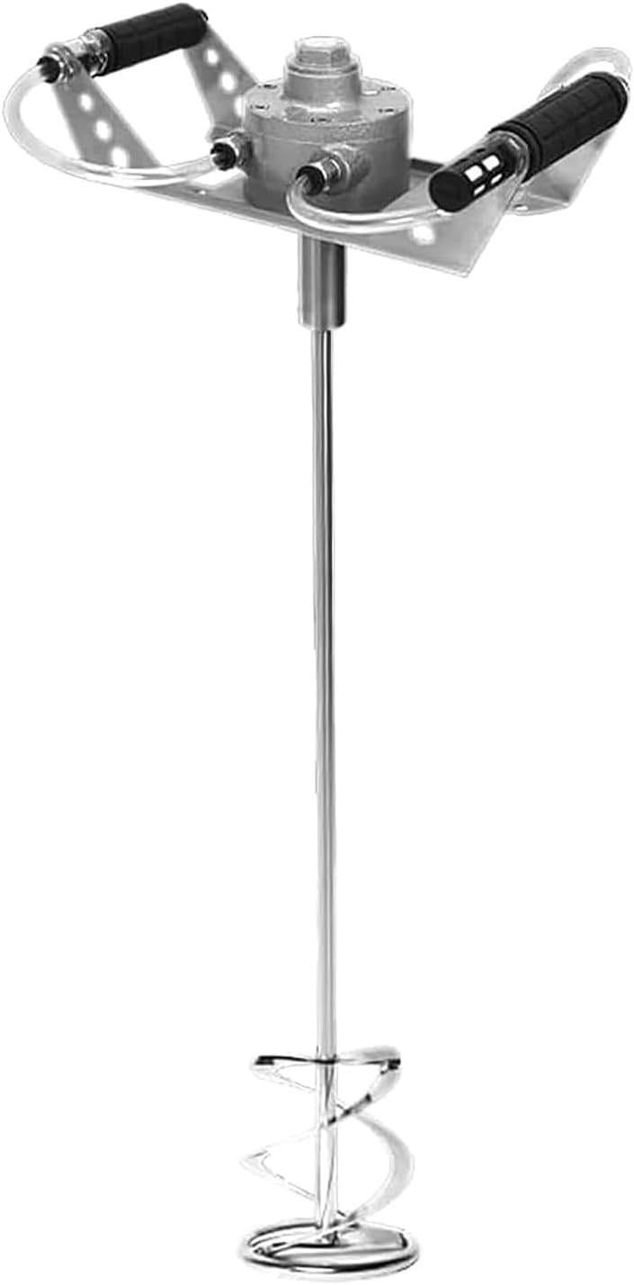 Miscelatore Pneumatico Portatile, agitatore per Vernici da 20-100 Litri, velocità Regolabile, Alta Potenza 3000 Giri/min, Impugnatura ergonomica, per misce(
