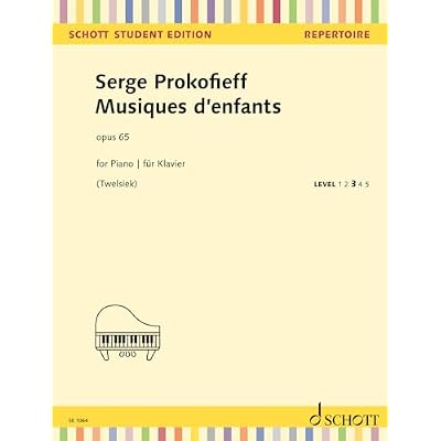 Musique d'enfants Opus 65: Musiques D'enfants Op. 65 for Piano