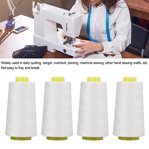 Hilos de Costura Serger Zunate 4Pcs Blanco miniatura 4