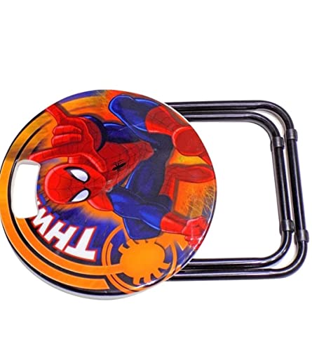 Image of Totoy Cartoon Printed Writing Table Stool for Kids /Folding Stool /Study Table (Spider Man)