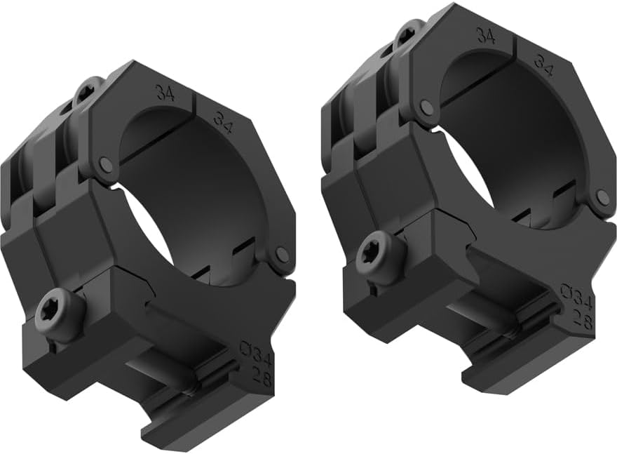 american rifle Company M-Brace Picatinny 35mm Scope Rings Anodized Black Low