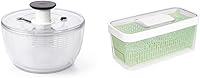 Vista 1 de OXO Good Grips GreenSaver Produce Keeper - Molinillo de ensalada grande y de buen agarre