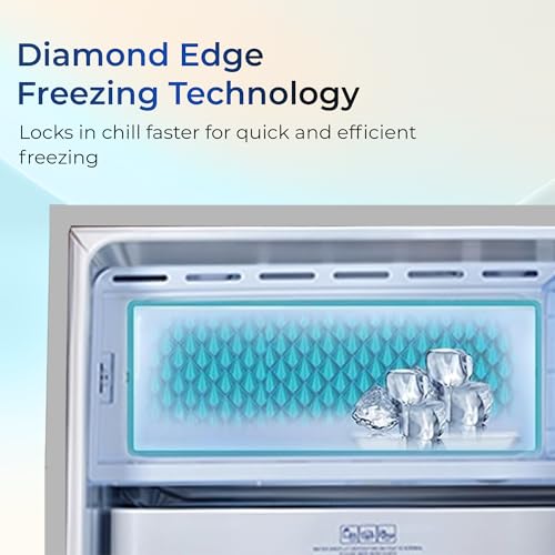 Image of Haier 165 L 1 Star Direct Cool Single Door Refrigerator with Diamond Edge Freezing Technology, Easy Clean Back, Large Vegetable Box (HED-171MSA-P, Moon Silver, 2026 Model)