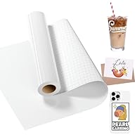 Likcut Permanent Vinyl: 12" x 15ft glossy white permanent vinyl roll, suitable for smooth, solid surfaces, can be used for indoor and outdoor decoration. This adhesive vinyl color is always bright and vivid, has a longer service life and higher adhes...