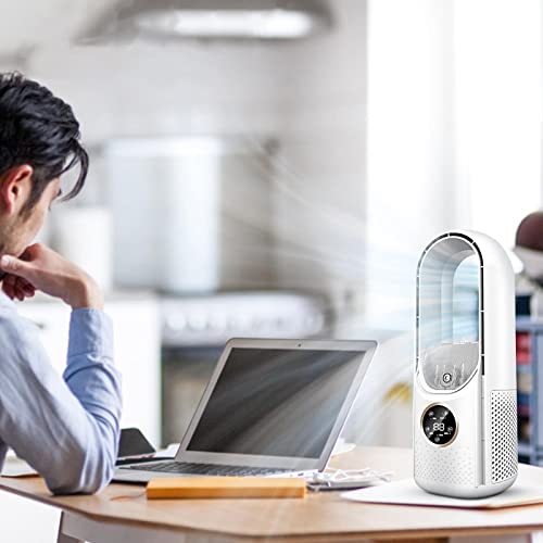 ar condicionado – Ventilador portátil ar condicionado | 6 velocidades vento sem folhas ventilador po