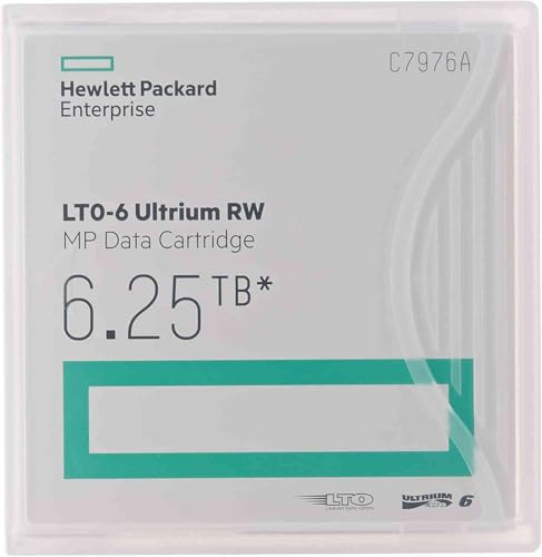 Image of 20 Pack- HP C7976A LTO-6 Tapes 2.5TB / 63TB , Part # C79765A