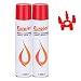 Produktbild EUROJET Feuerzeuggas zum nachfüllen 2 x 300ml Nachfüllflasche Nachfüllgas Kartusche mit Adapter Feuerzeug Gas für Küchenbrenner Flambierbrenner
