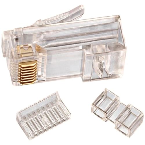 IDEAL Electrical CAT6 3 Piece RJ-45 8P8C Modular Plugs, 25/Card