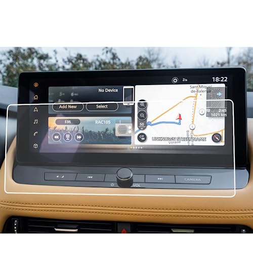 Film écran de protection en verre trempé 12.3 pouces pour autoradio Nissan X-Trail 2022 2023
